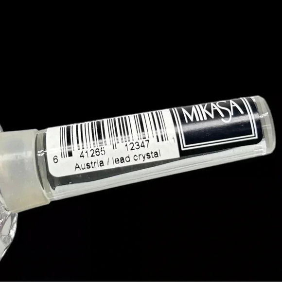 MIKASA Cherub Song Clear Lead Crystal Angel 5.5" Wine Bottle Stopper NIB - Picture 4 of 6